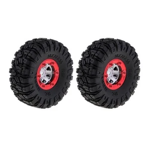2Pcs Wheel Rim Tire Tyres for Wltoys 12428 12423 RC Car Trucks Model Parts - Picture 1 of 5