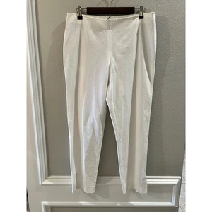 Rivamonti Damen weiß Seitenreißverschluss Stretch Größe 12 Knöchelhose - Bild 1 von 7