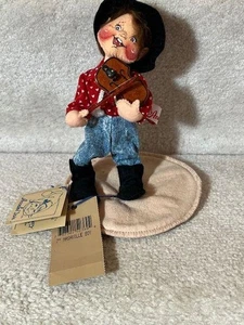 1995 Annalee Mobilitee Puppe 7 Zoll Nashville Junge mit Etikett #2360 - Bild 1 von 4