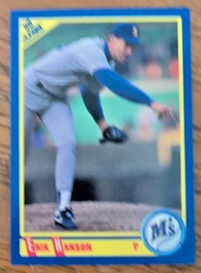 ERIK HANSON Seattle Mariners 1990 Score Baseball Card #530 Mint - Picture 1 of 2