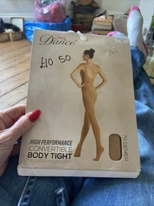 Silky Dance | Women | High Performance Convertible Dance Body Tight S/m - Picture 1 of 5