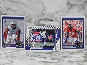 2025 Score RC Malaki Starks Mike Green Kyle Van Noy Baltimore Ravens - Picture 1 of 2