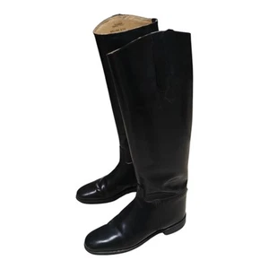Imperial Marlborough Equestrian Riding Boots Women Sz 5.5 Black Leather - Picture 1 of 12