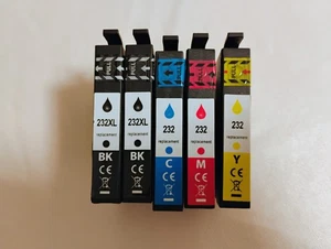 Compatible 232XL Ink for Epson WF-2930 XP-4200 XP-4205 Printers (5-Pack) - Picture 1 of 3