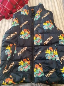 Pokemon Jacket Vest  Child Size 8/10  US - Picture 1 of 7