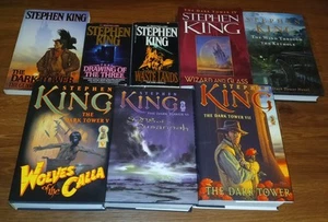 DARK TOWER #1-8 Complete Series (4 Hardcover, 4 Paperback) - Stephen King Books - Picture 1 of 4