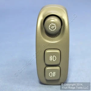 GM OEM #25699489 Gray RHD Headlight Control Switch for 2001-2004 Deville Seville - Picture 1 of 4