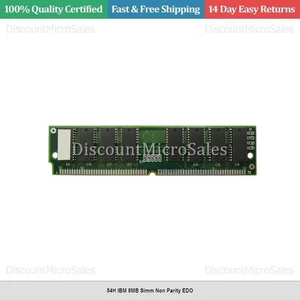 54H IBM 8MB Simm Non Parity EDO - Picture 1 of 1