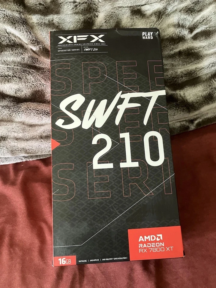 XFX SPEEDSTER SWFT 210 | AMD Radeon  RX 7800 XT | 16GB GDDR6 | PCIe 4.0 - Image 1 of 1