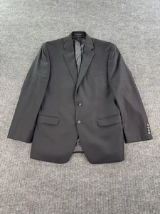 Ralph Lauren Anzug Sakko 40 R Schwarz Wolle Einfarbig Luxus Designer Premium LRL - Bild 1 von 13