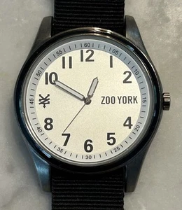 Zoo York White Dial Black Nato Strap Men's Watch ZY1287/A126-14 - 44 mm Case - Picture 1 of 11