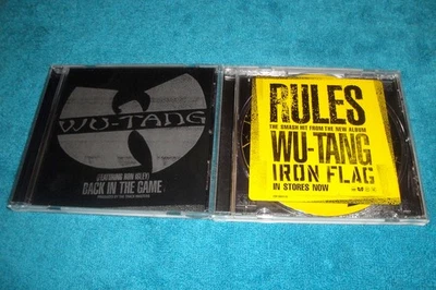 Wu-Tang Clan BACK IN THE GAME+RULES PROMO CD Single LOT/Ghostface Killah/Raekwon Foto 1 de 2