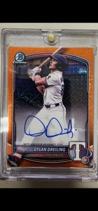 Dylan Dreiling Autograph 12/25 Orange Mojo Topps Chrome - Bild 1 von 3