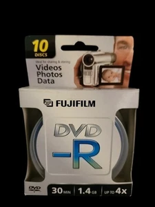 FujiFilm DVD-R Disc Pack 3inch 1.4 GB 10 30 Min 4x Blank For Video Photos & Data - Picture 1 of 6