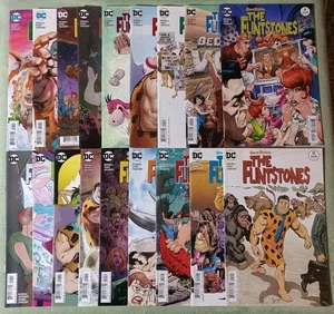 THE FLINTSTONES 1-12 COMPLETE + VARIANTS 18 DC COMICS 2016 2 3 4 5 6 7 8 9 10 11 - Picture 1 of 19