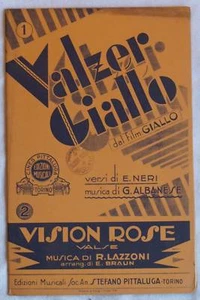 GIALLO VLAZER GIALLO NERI ALBANESE VISION ROSE LAZZONI MUSICA SPARTITI ORCHESTRA - Foto 1 di 1