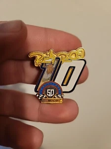 RICKY RUDD #10 SIGNATURE LOGO NASCAR RACING HAT PIN - Picture 1 of 5