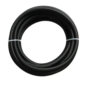 CBM-0723-6-F CBM NYLON COVERED BRAIDED STAINLESS STEEL HOSE -6 AN CUT TO SIZE - Picture 1 of 2