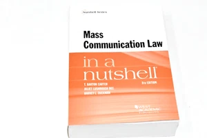 Mass Communication Law 8th Edition Carter, Zucker, College Textbook NEW - Foto 1 di 6