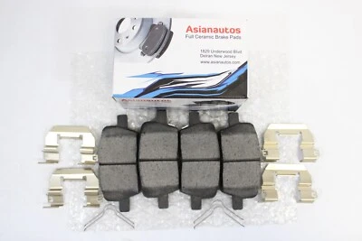 Asianautos Ceramic Rear Brake Pads With Hardware For Chevrolet Blazer 19-20 Foto 1 de 3