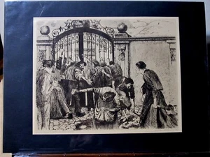 1927 AUS DEM WEBER AUFSTAND Kathe Kollwitz Original Engraving Wartime Lithograph - Picture 1 of 6