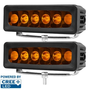 2x 6" Cree LED Cube Driving Light Bar Combo Pods Driving Fog OffRoad 4WD UTV 12V - Picture 1 of 49
