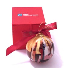 PALLA DI NATALE BNL 2017 SFERA VETRO OPALINO, PAESAGGIO URBANO - AFRO BASALDELLA