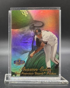 1998 FLAIR SHOWCASE SHOWPIECE SEAT 120 SHAWN ESTES GIANTS