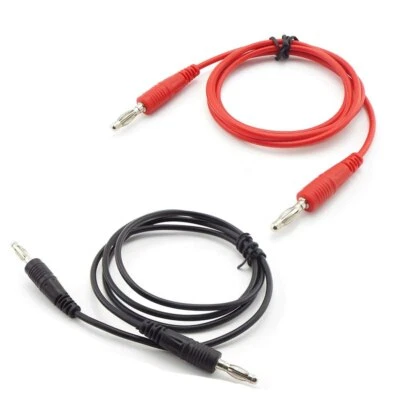 4mm Banana Plug to Banana Plug dual end test lead cord cable for Multimeter Test