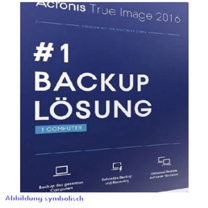 Acronis True Image 2016 1 PC Backup & Recovery / Vollversion / Deutsch / KEY - Bild 1 von 1