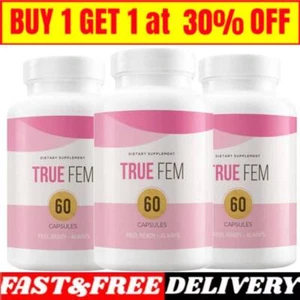 True Fem Vitamin Dietary Health Supplements 60 Capsules - Picture 1 of 4