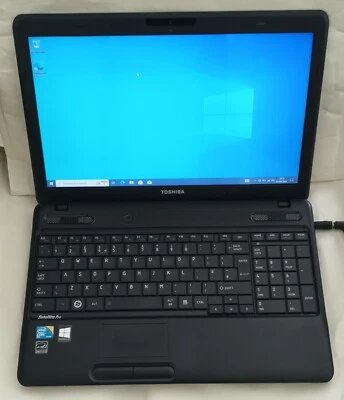 TOSHIBA SATELLITE PRO C660-16W PSC0ME Laptop 15.6" 4GB 120GB SSD Windows 10 22H2 - Image 1 of 4