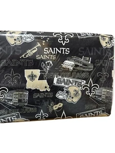 NFL New Orleans Saints Hometown 100% Cotton Fabric 44" Wide 12 Yard bolt - Picture 1 of 9