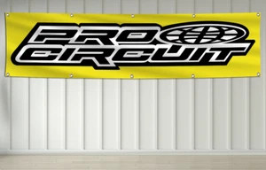 Pro Circuit Product Banner Flag 2X8 Ft Bike Motorcycle Exhaust Suspension Garage - Picture 1 of 2