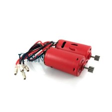 Henglong 1/16 Tank Model Metal Driving Gearbox Spare Part Red Motors W/ 6.0 Plug