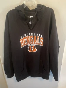 NFL Team Apparel Women’s NWT Cincinnati Bengals Black Hoodie Plus Size 3X - Picture 1 of 7