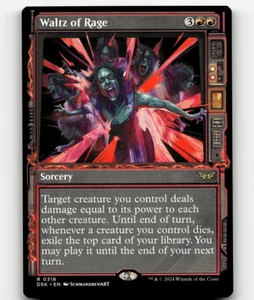 MTG Waltz of Rage (Showcase) #318 - Duskmourn: House of Horror - Picture 1 of 1