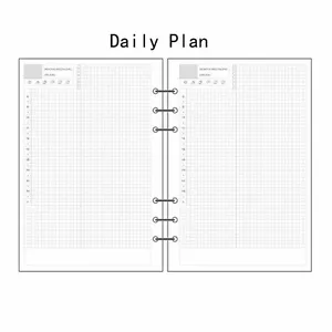 A5/A6 Daily Planner Diary Insert Refill Schedule Organiser Plan 45 Sheets Gift # - Picture 1 of 5