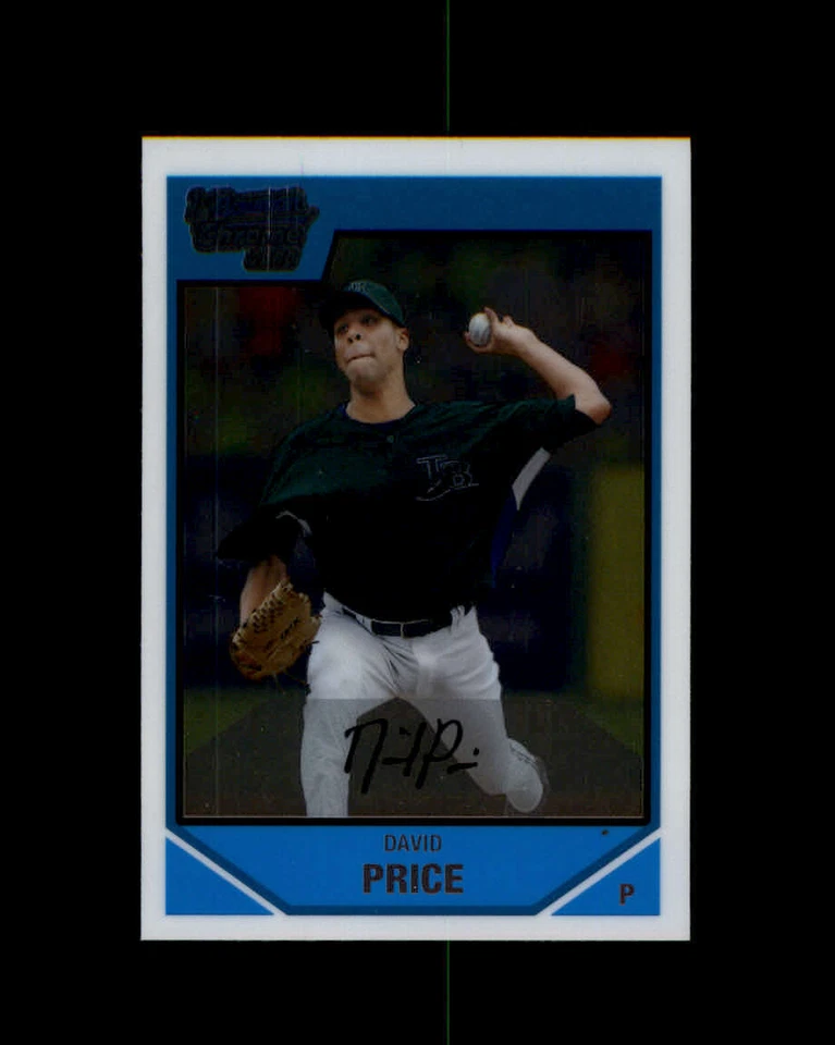 2007 Bowman Chrome Draft Draft Picks #BDPP55 David Price (ref 164075) - Image 1 of 2