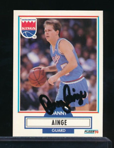 1990-91 Fleer #162 Danny Ainge signed auto autograph swsw6
