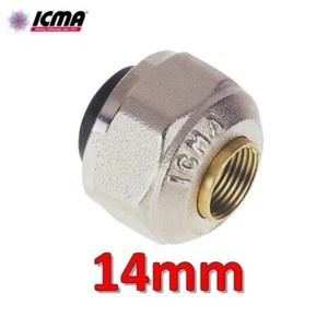 Adattatore raccordo SICURBLOC 24x1,5 mm valvola ICMA per tubo rame Ø 14 mm - Imagen 1 de 1