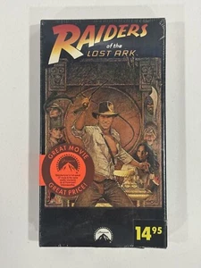 Sealed 1989 Paramount Raiders of the Lost Ark Indiana Jones VHS Tape *NEW* - Picture 1 of 6