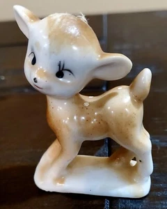 Vintage Porcelain Baby Deer Figurine Japan - Picture 1 of 7