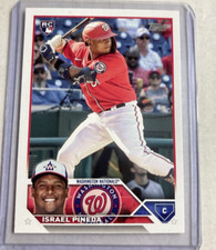 2023 Topps #447- ISRAEL PINEDA Rookie RC Card.
