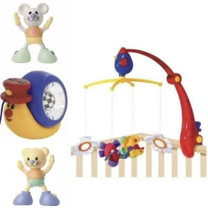 New TOLO Toys MusicalTravelMobile Wobbly Snails Clip On Teddy & Mouse Age 3 Mon+