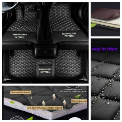 Fit Toyota Venza 2008-2023 Car Floor Mats Custom Auto Liners Carpets Waterproof Foto 1 de 4