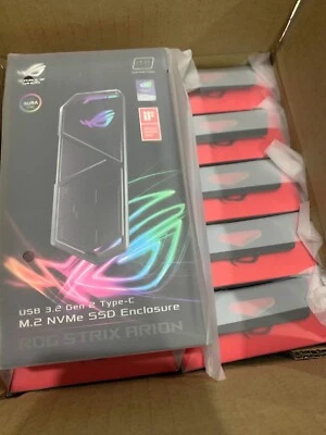ASUS ROG STRIX Arion Aluminum M.2 NVMe SSD External Portable Enclosure Case - Image 1 of 4