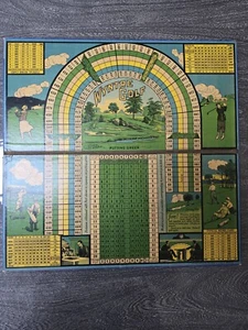 Vintage 20er Jahre Wyntre Golf Brettspiel All-Fair Antik Selten - Bild 1 von 12