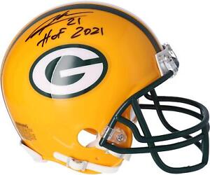 Charles Woodson Green Bay Packers Signed VSR4 Mini Helmet & "HOF 2021" Insc