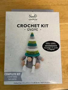NUEVO Kit de ganchillo Needle Creations invierno gnomo punto de cruz nivel intermedio - Imagen 1 de 3